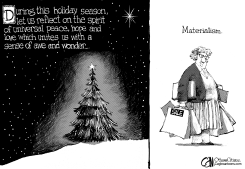 UNIVERSAL SPIRIT OF CHRISTMAS by Cam Cardow