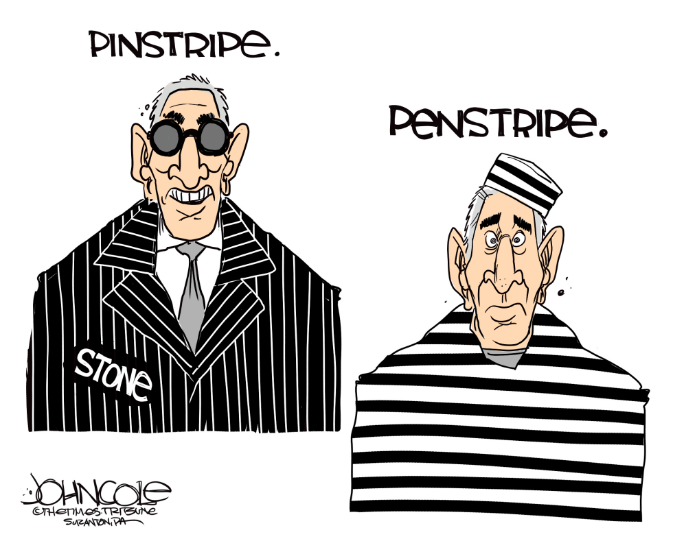 Stone's new stripes