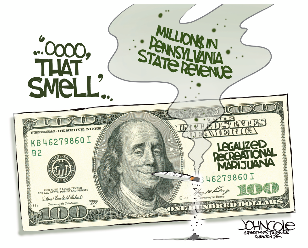 LOCAL PA Legalized marijuana revenue