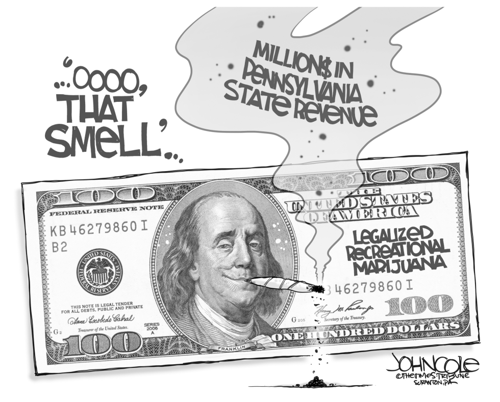 LOCAL PA Legalized marijuana revenue