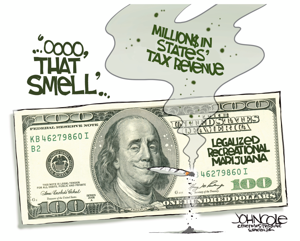 Legalized marijuana revenue
