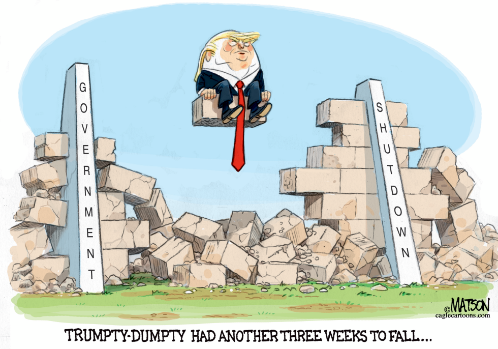 Trumpty Dumpty Has Another Three Weeks to Fall