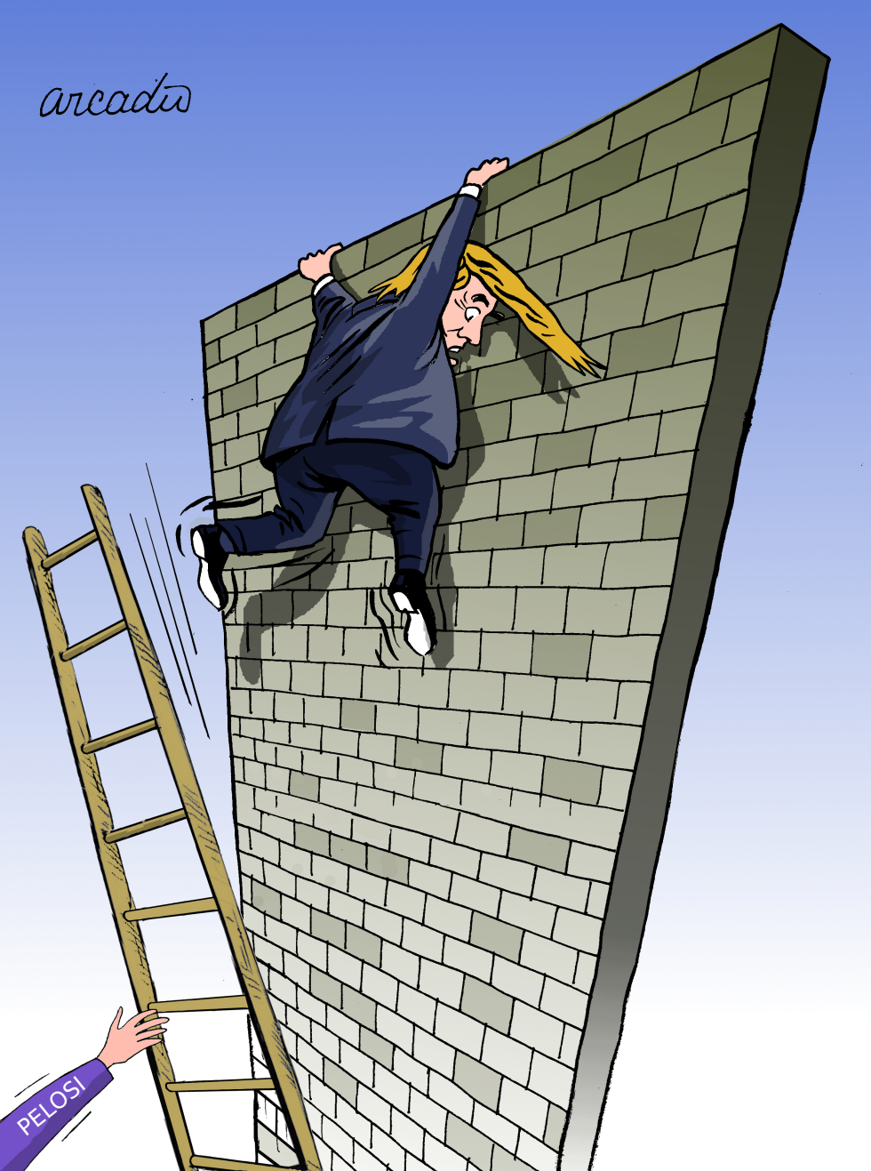 The wall is Pelosi