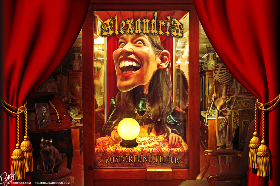  OCASIO CORTEZ END OF THE WORLD by Bart van Leeuwen