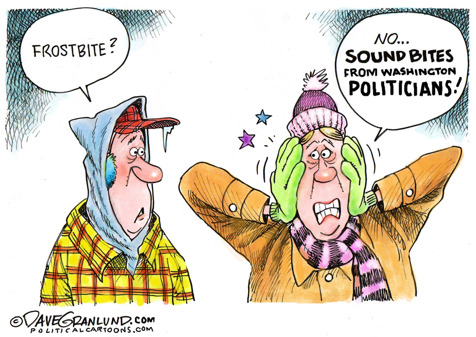  FROSTBITE AND DC SOUND BITES by Dave Granlund