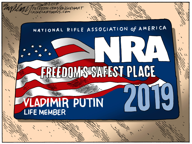 NRA Membership Card Putin