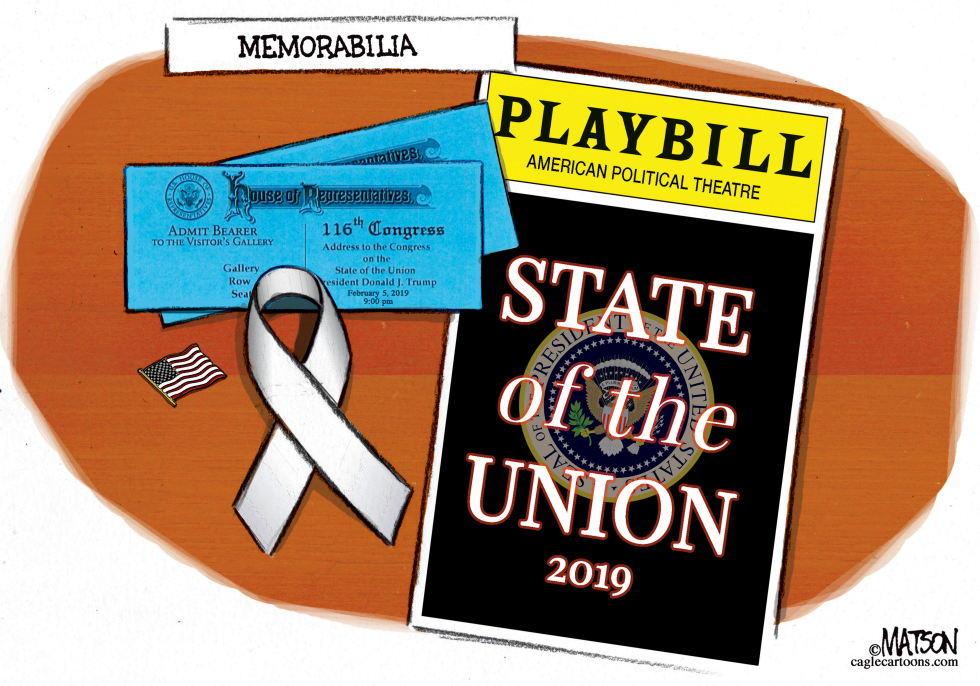  STATE OF THE UNION MEMORABILIA by RJ Matson