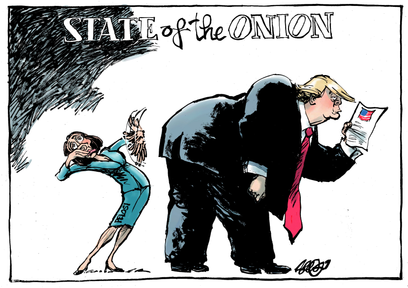 State of the Union Trump and Pelosi