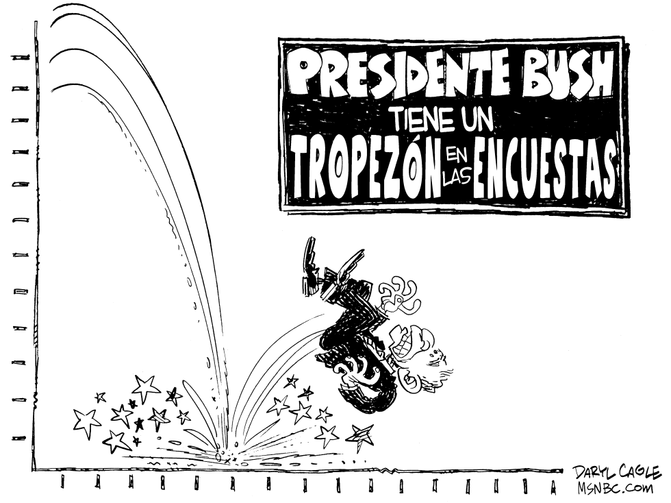  TROPEZON EN LAS ENCUESTAS by Daryl Cagle