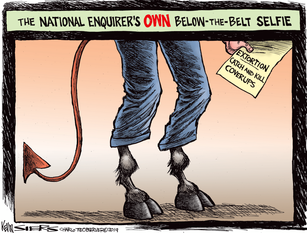  NATIONAL ENQUIRER SELFIE by Kevin Siers