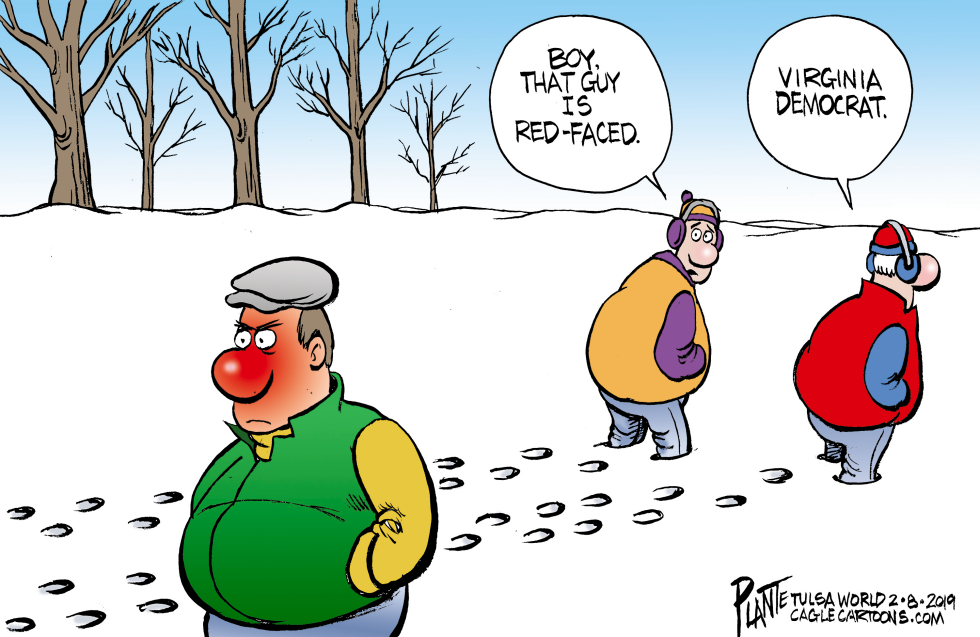 Red Faced Virginia Democrat