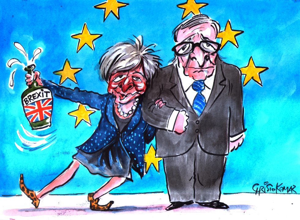  BREXIT CHEERS by Christo Komarnitski