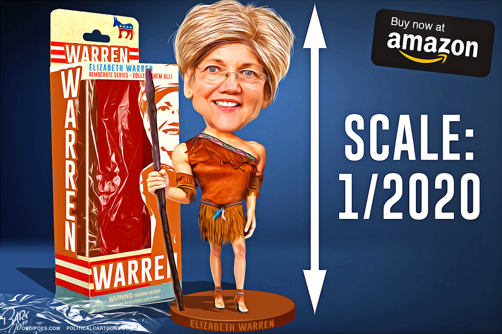  NATIVE AMERICA ELIZABETH WARREN DOLL by Bart van Leeuwen