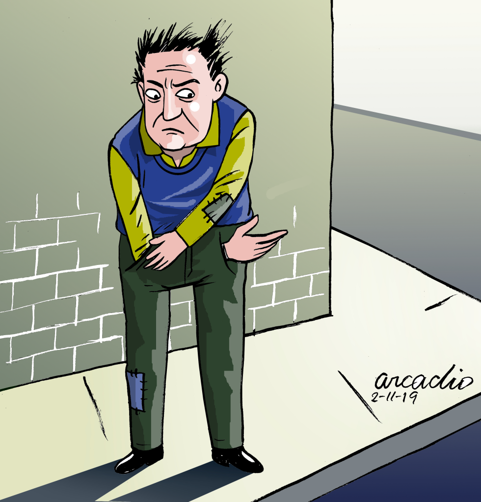  HANDS THAT CLAIMING FOR CHARITY by Arcadio Esquivel