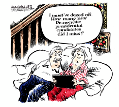 DEMOCRATIC CANDIDATES FOR PRESIDENT by Jimmy Margulies