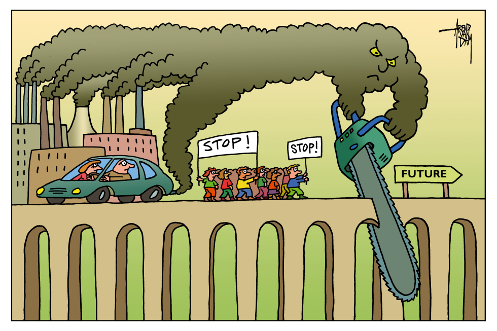 pupils climate strike