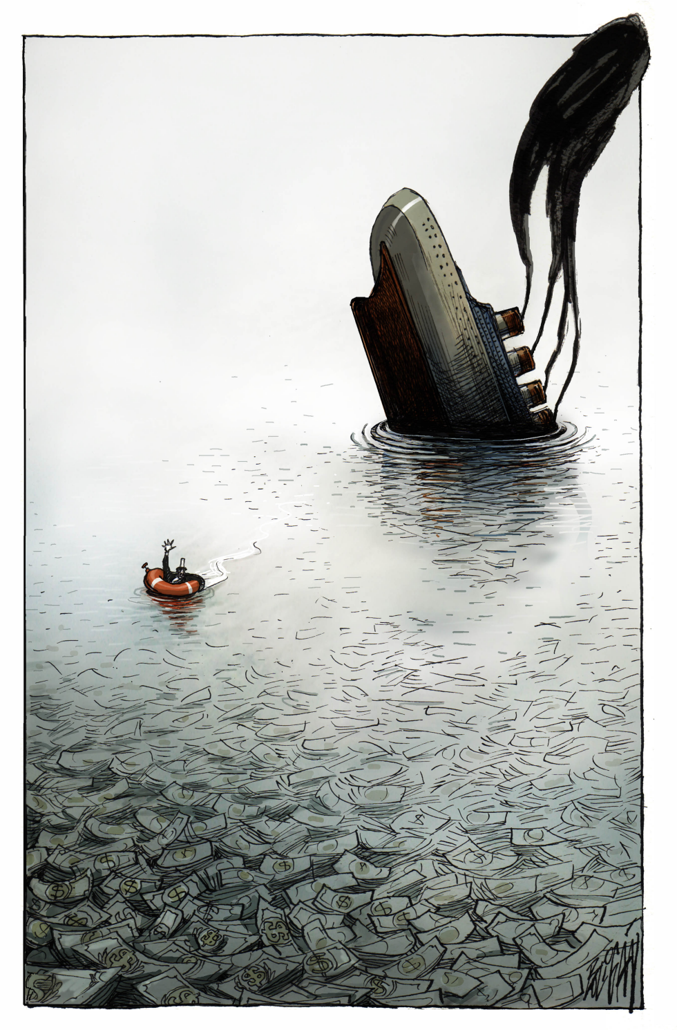 El naufragio de la avaricia