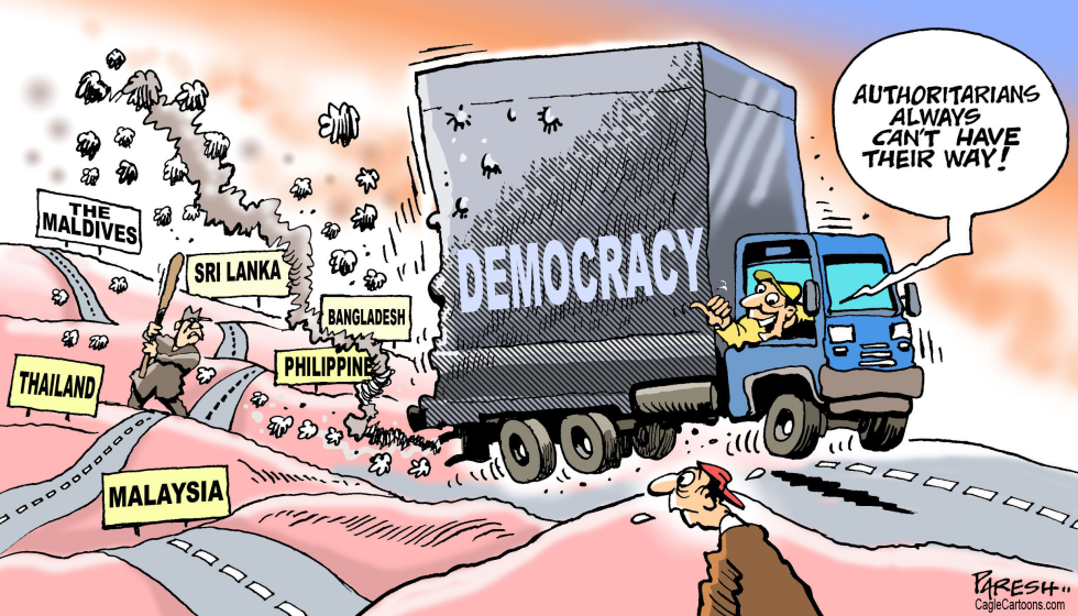  DEMOCRACY IN ASIA by Paresh Nath