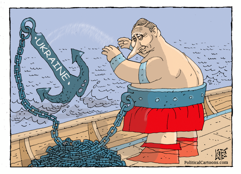  PUTIN UKRAINE AND ANCHOR by Nikola Listes