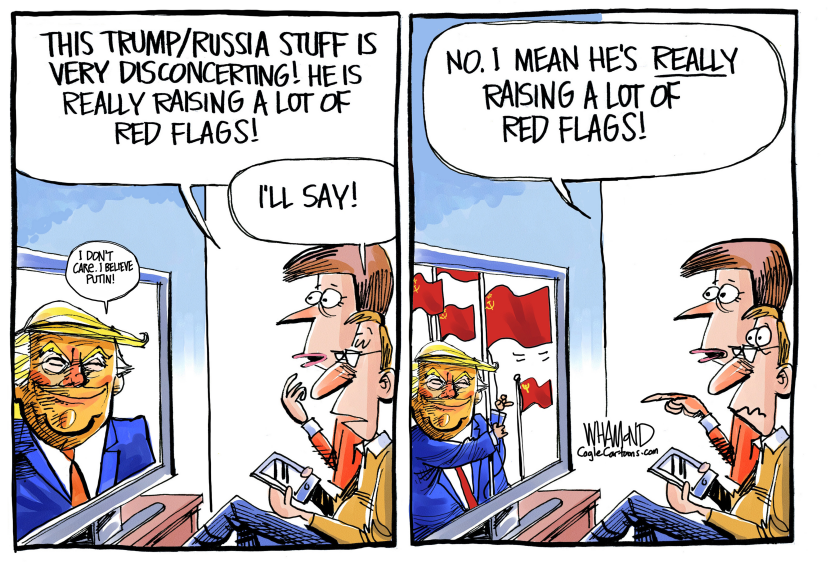 Trump Raising a lot of Red Flags