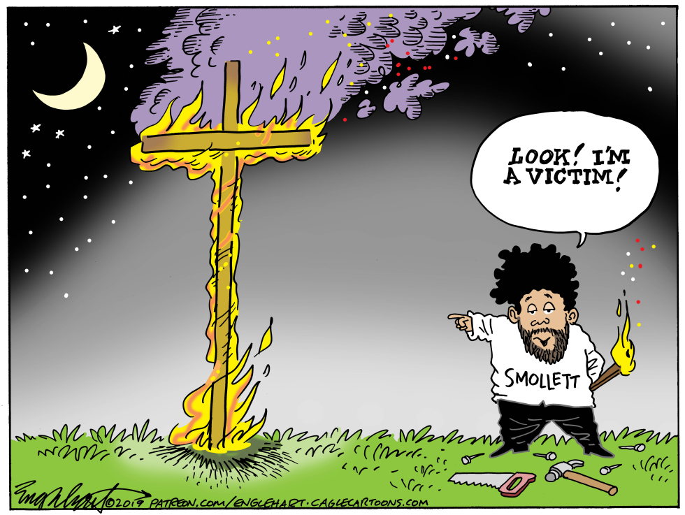  JUSSIE SMOLLETT by Bob Englehart