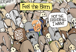 BERNIE SANDERS JOINS 2020 RACE by Jeff Darcy
