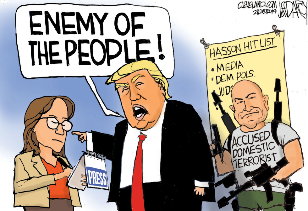 Trump Ignores real Enemy of the People