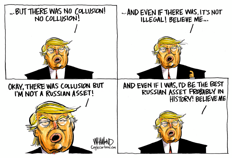  MCCABE MAKES A RUSSIAN ASSET OUT OF TRUMP by Dave Whamond