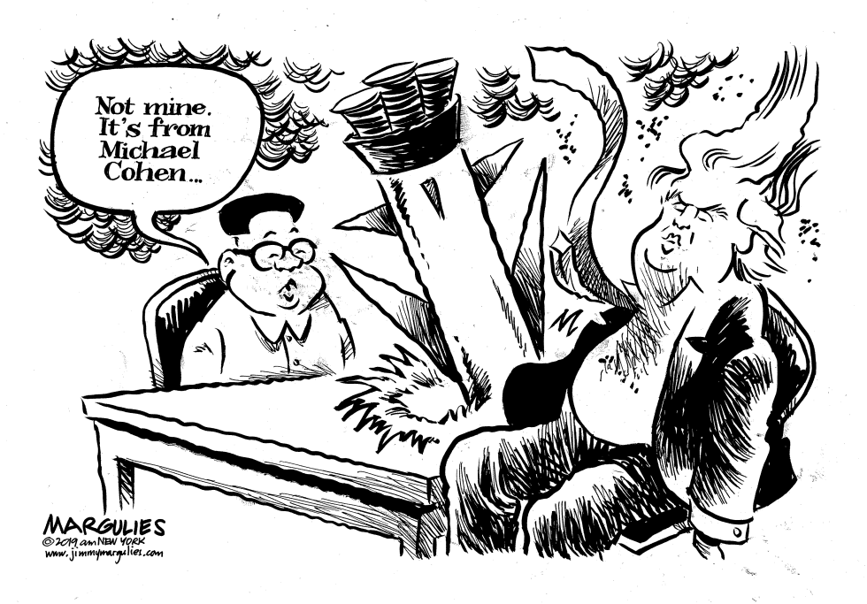 Kim and Trump and Michael Cohen