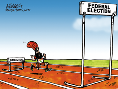 SINGH HURDLES by Steve Nease