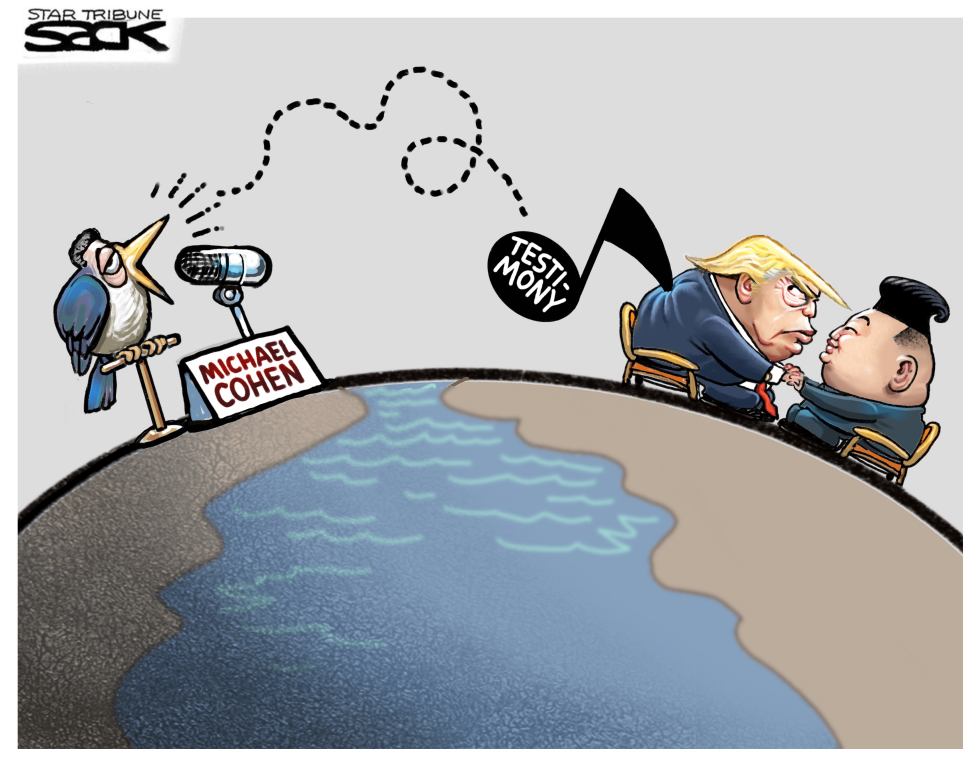 Cohen sings