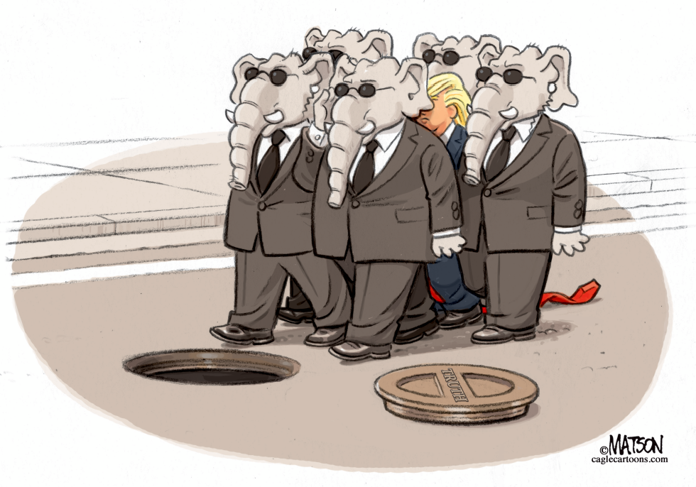 Republican Security Detail Protects President