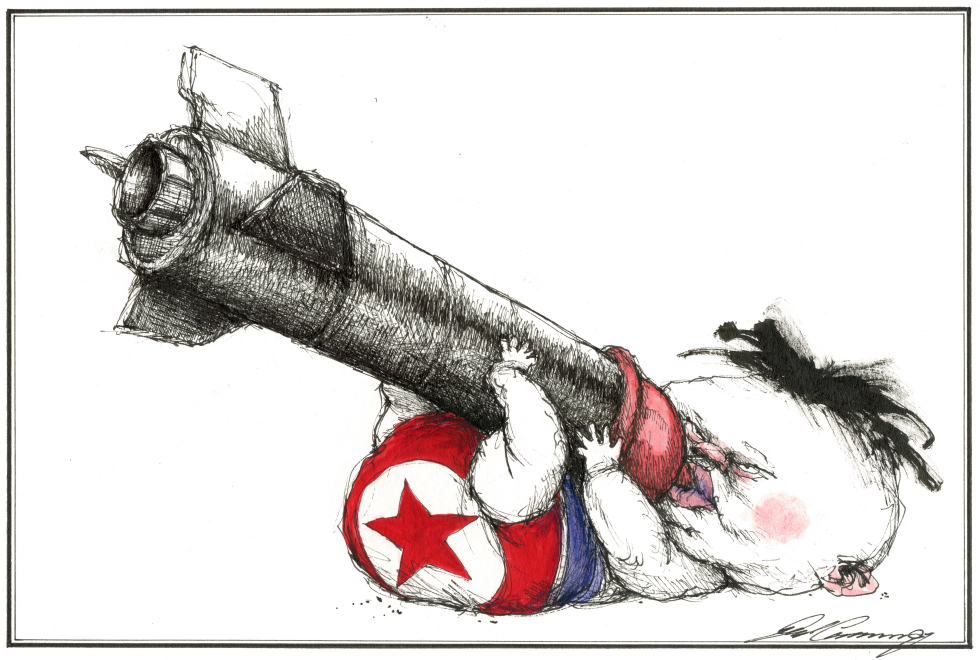  KIM JONG UN HANGS ONTO HIS NUKES by Dale Cummings