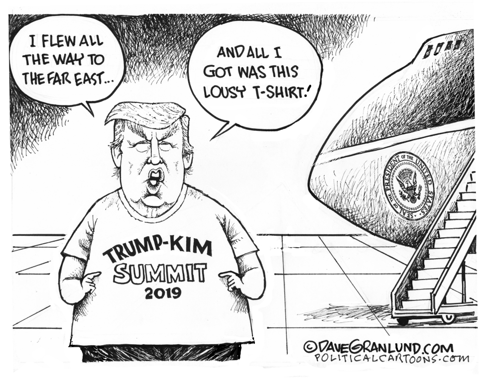  TRUMPKIM SUMMIT 2019 FLOP by Dave Granlund