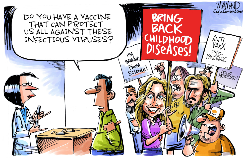  ANTI-VAXXER VACCINE by Dave Whamond