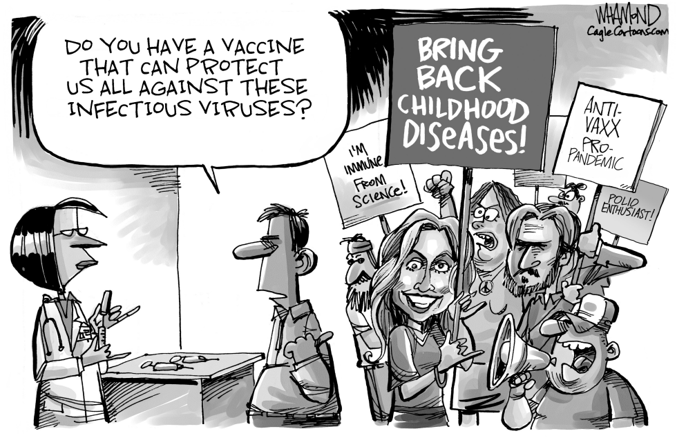  ANTIVAXXER VACCINE by Dave Whamond