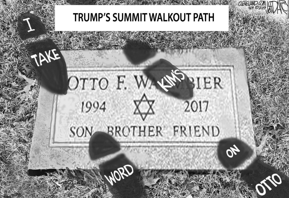 Trump desecrated Otto Warmbier