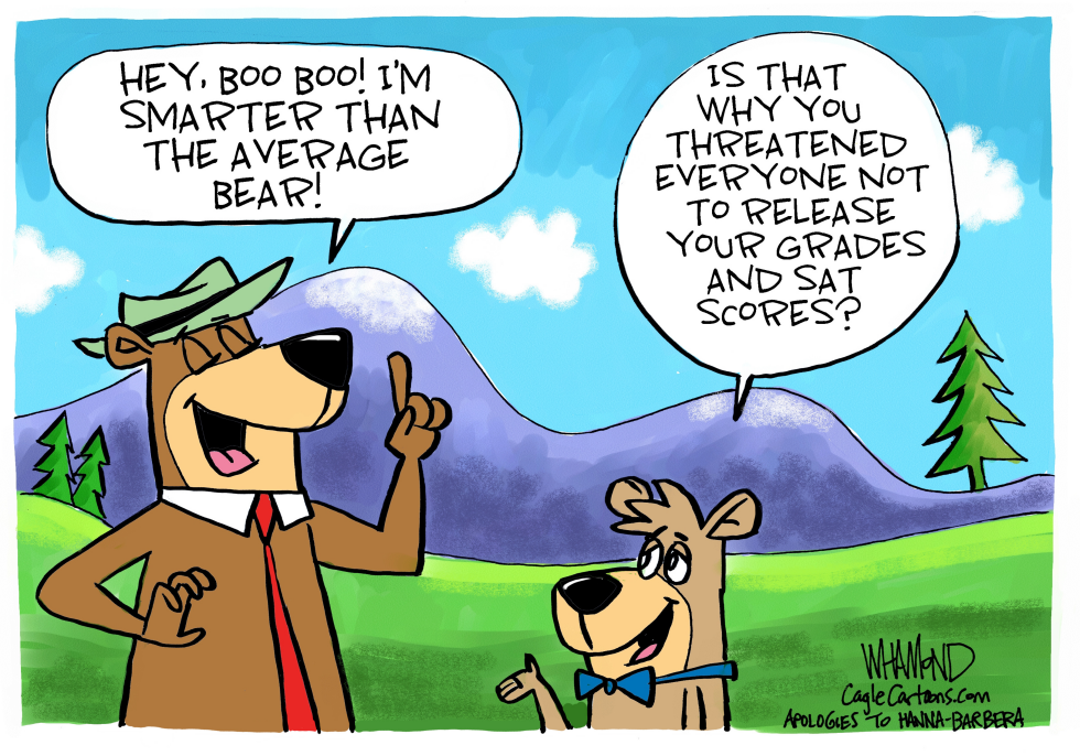 Smarter than the average bear Believe me