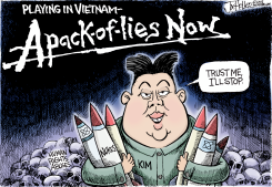 NORTH KOREA by Joe Heller