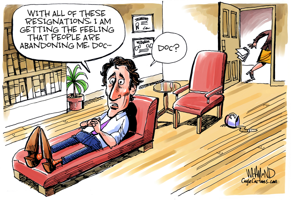  CANADA RECKLESS ABANDONMENT OF TRUDEAU by Dave Whamond