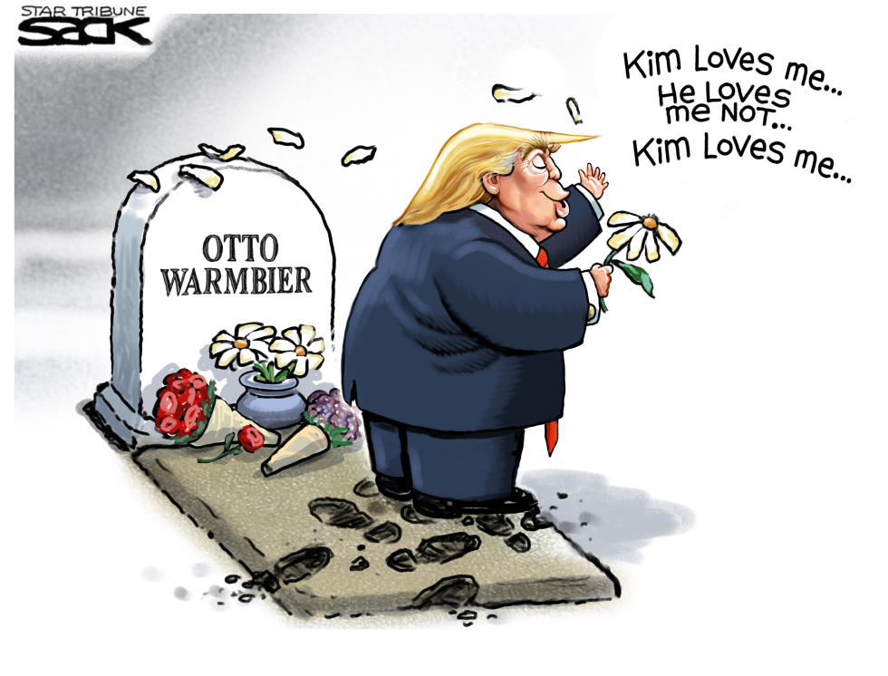  OTTO WARMBIER RIP by Steve Sack