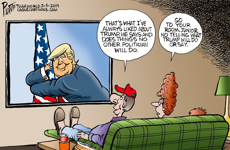 Trump says whatever
