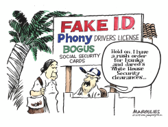 IVANKA AND JARED WHITE HOUSE SECURITY CLEARANCE by Jimmy Margulies