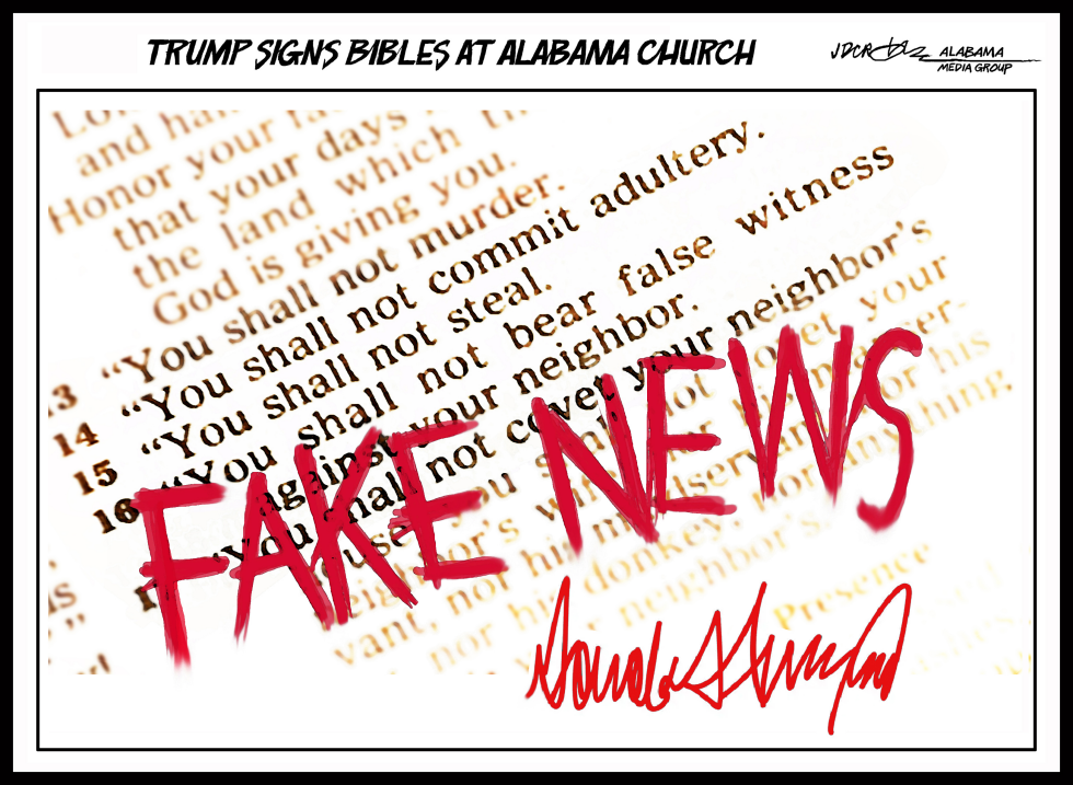 Trump BibleSigning