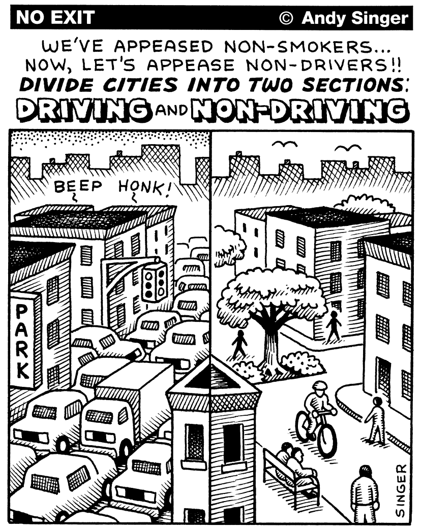 Divide Cities into Driving and NonDriving Sections