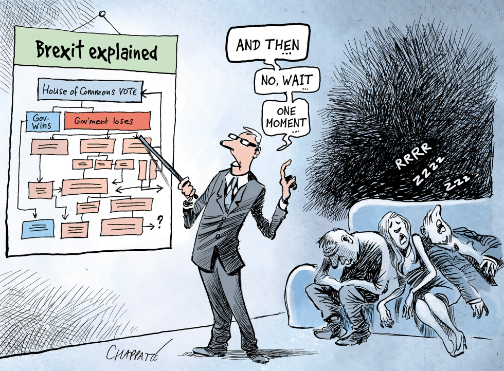  A DECISIVE WEEK FOR BREXIT by Patrick Chappatte