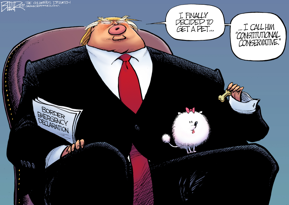  CONSTITUTIONAL LAPDOG by Nate Beeler