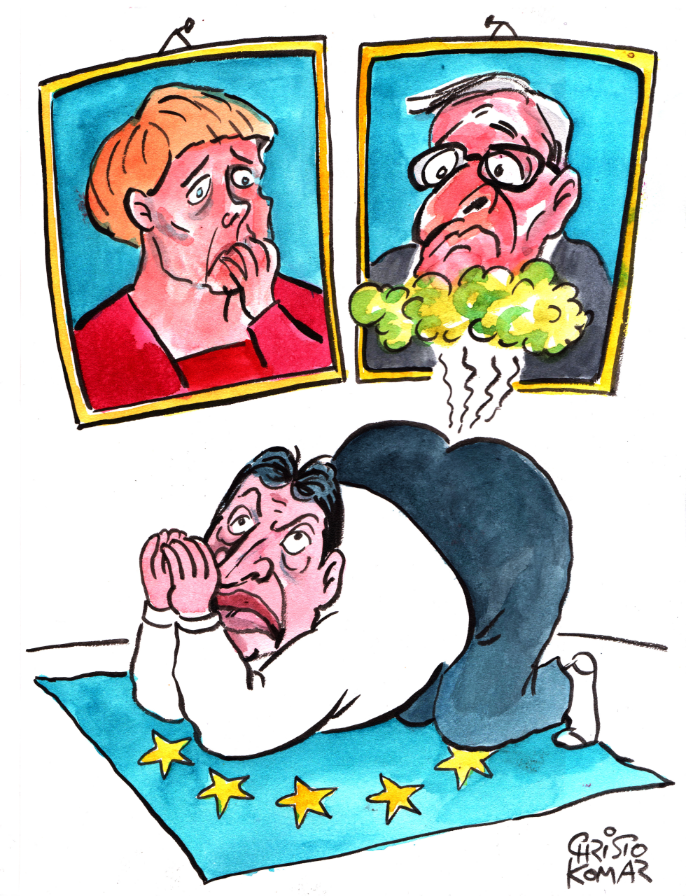 Orban's praying to European leaders