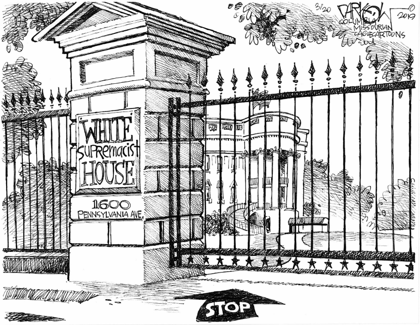 White supremacist house