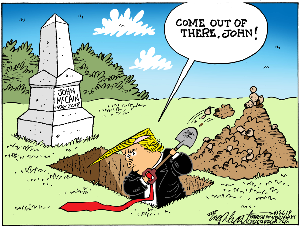  TRUMP MCCAIN by Bob Englehart